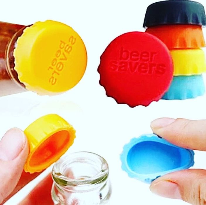 Многоразовая силиконовая крышка для бутылок