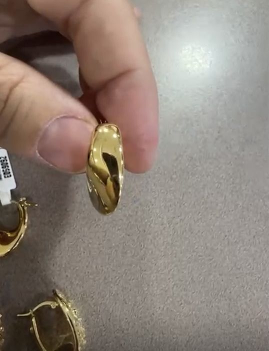 Золотые сережки от Франко Фонтано