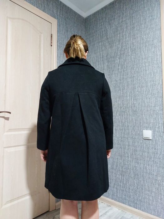 Пальто zara черное