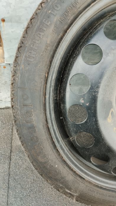 Roata de rezerva janta+ cauciuc / anvelopa  slim de Opel ASTRA H 5x110