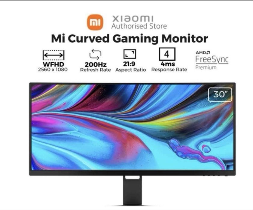 Xiaomi Mi Curved Gaming Monitor 30" — 200Hz