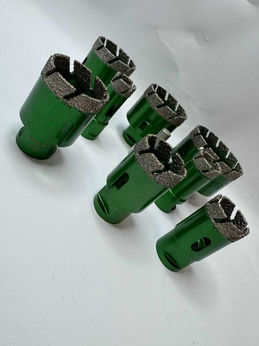 Комплект Диамантени Боркорони за сухо и мокро пробиване 8 части