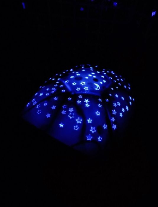 Музыкальный ночник проектор звездного неба черепаха.