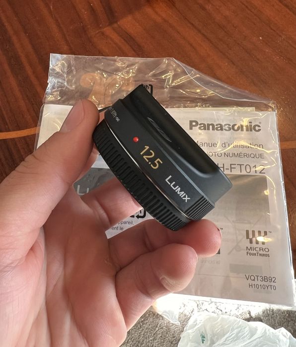 Obiectiv panasonic 12,5mm 3D, nou, nefolosit