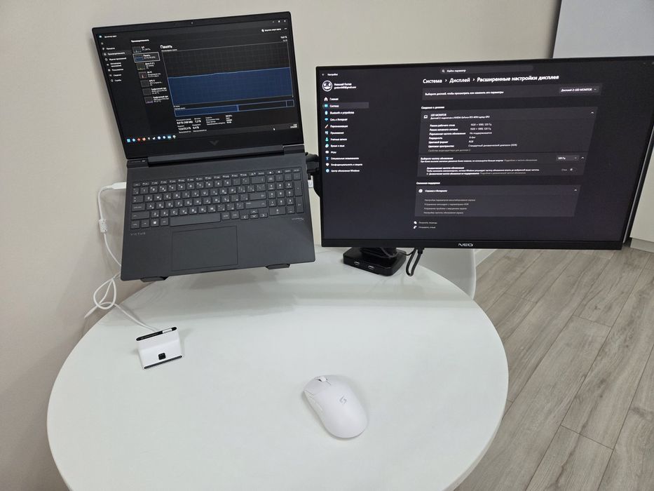 Ирговой сетап с ноутбуком