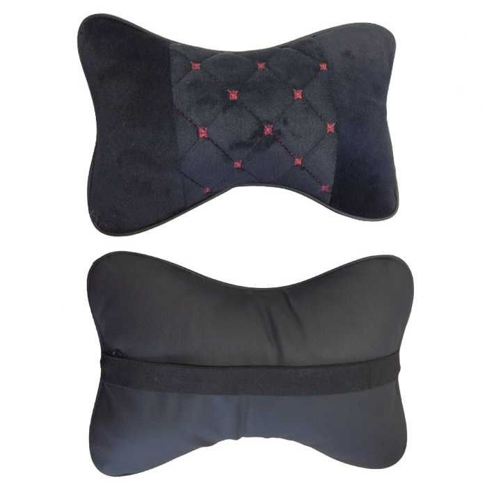 Възглавнички за удобно пътуване - плюш/еко кожа к-т/2 бр./