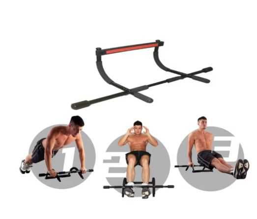 Bara fitness multifunctionala Voit, pentru usa, Sit-up/Push-up