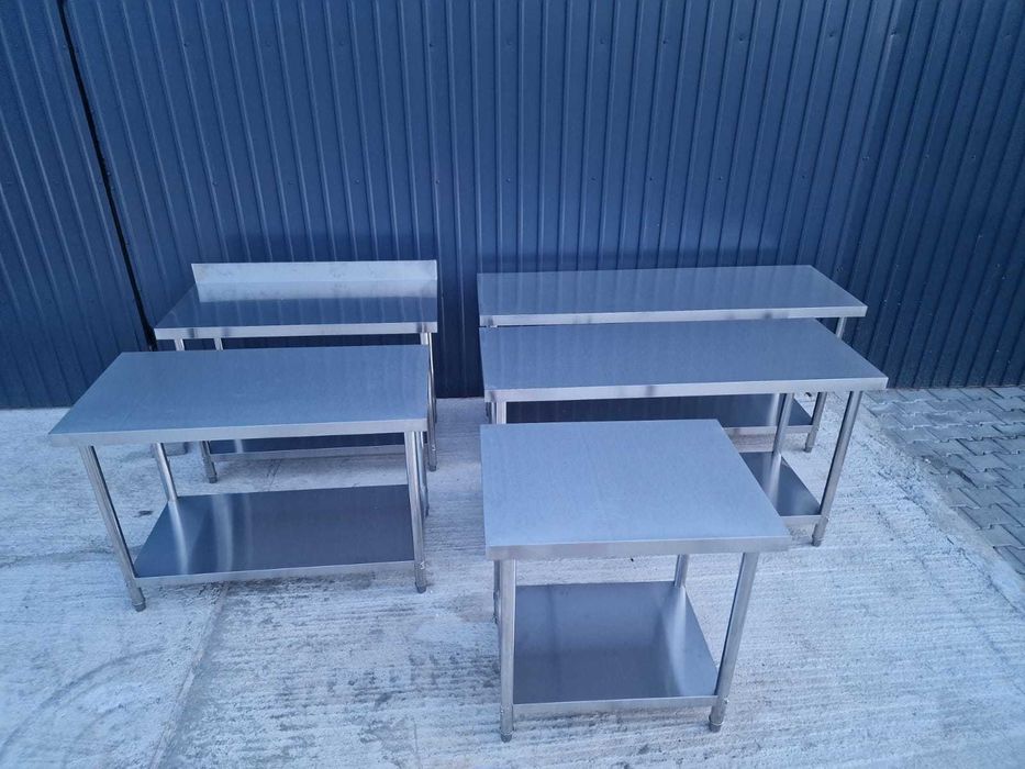 Mese inox diferite dim direct din stoc pret producator NOi cu factura