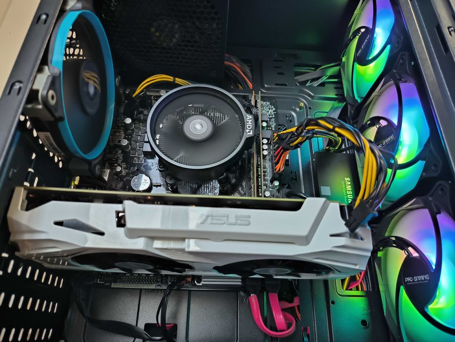 Unitate PC GAMING Ryzen 5 3600 4.2Ghz/16GB DDR4/GTX1060 6GB GDDR5/SSD 256/1TB HDD