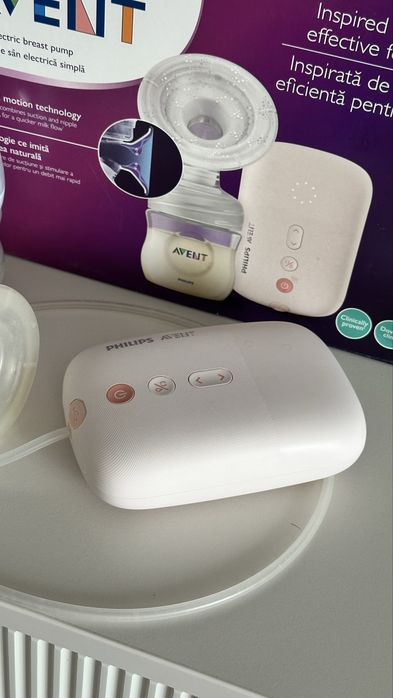 Pompa de san Philips Avent + biberon anti-colici