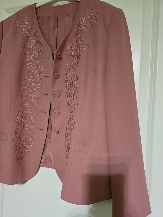 Sacou elegant corai 44
