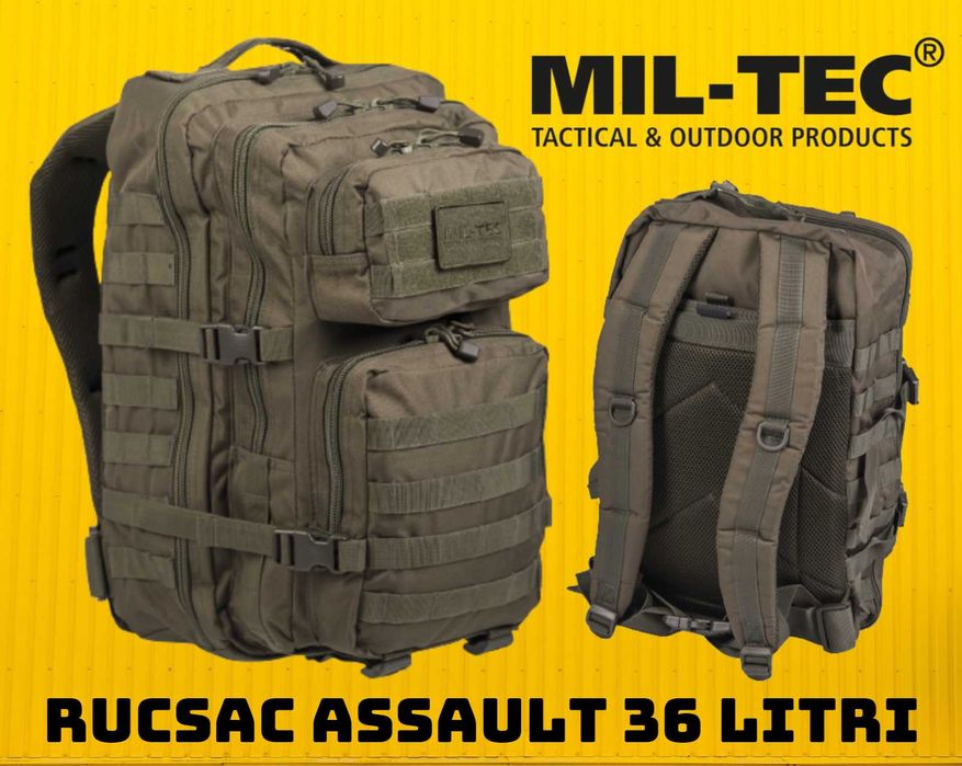 RUCSAC Militar MILTEC 36Lit Ghiozdan Armata Militaresc Ranita Drumetie