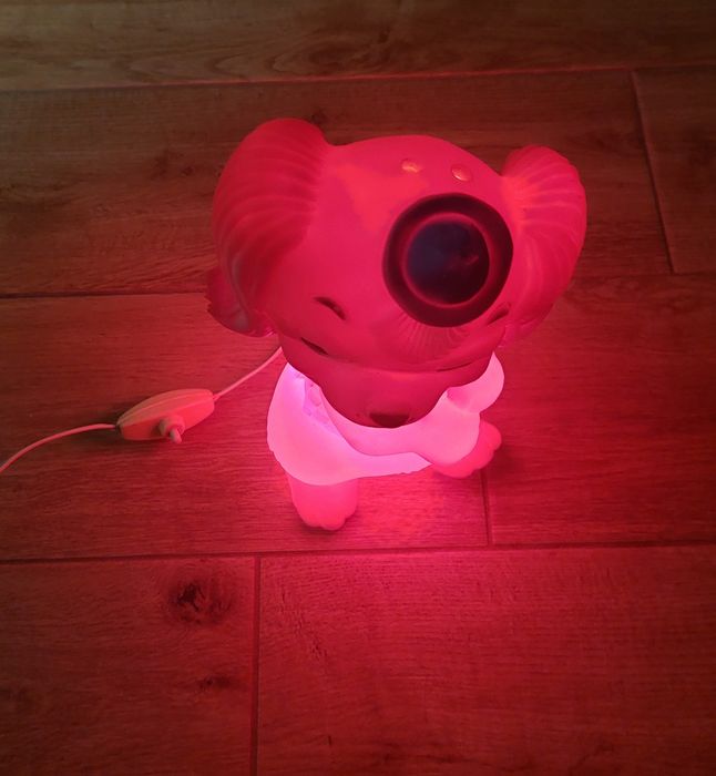 Ретро гумена играчка лампа от 1960-1970г.