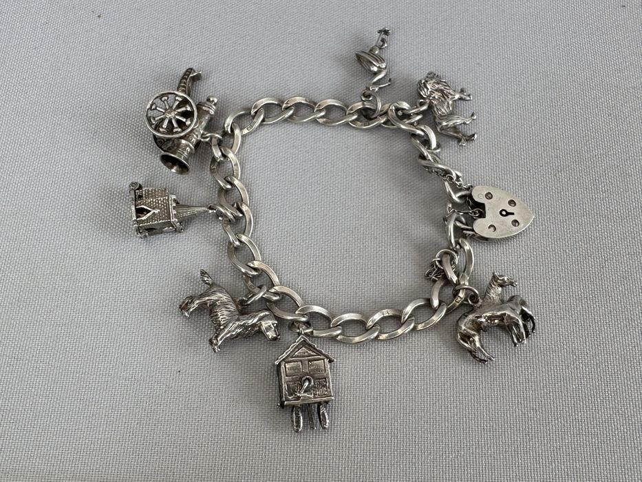 Bratara englezeasca din argint