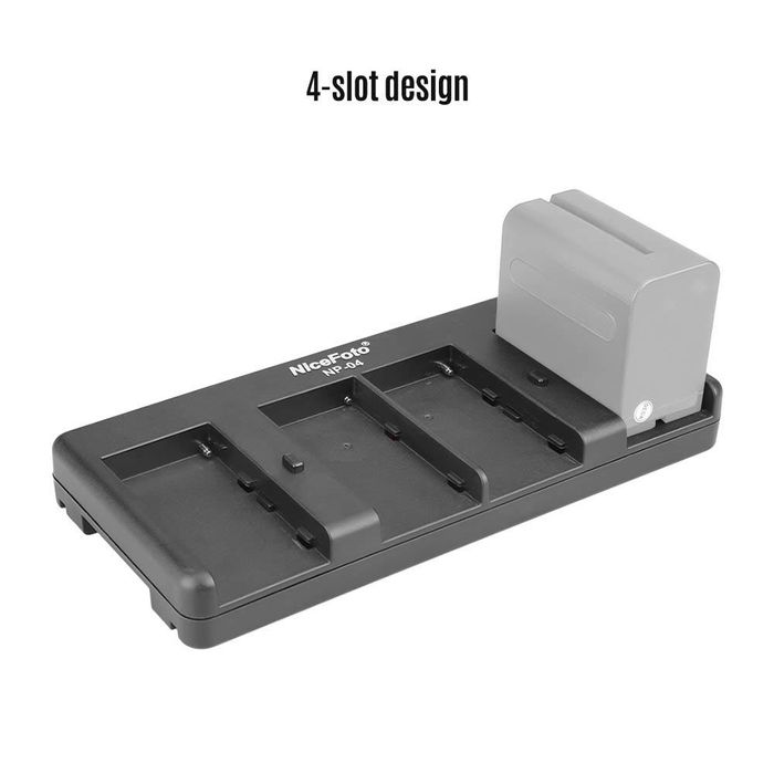 Np-f към V mount. Адаптер за 4 бр. батерия. Снимки. Видео. Камера.