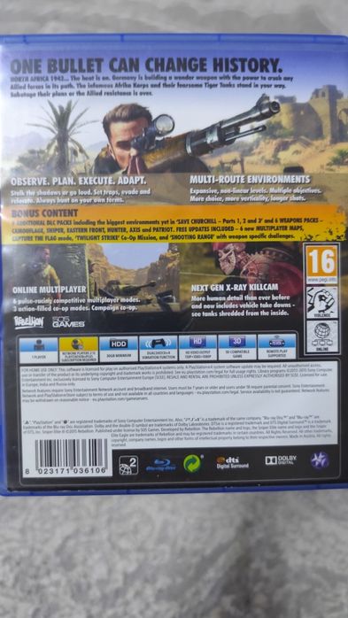 Игра снайпер на PS 4