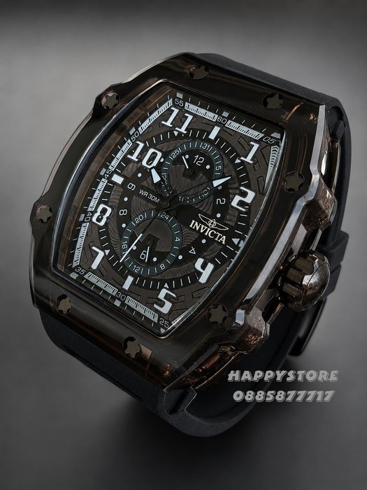 INVICTA Cyclone Black 49 mm, Инвикта нов мъжки часовник