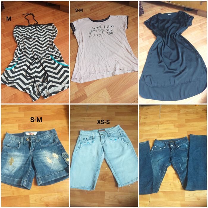 Lot haine damă mărimi cuprinse între S si L