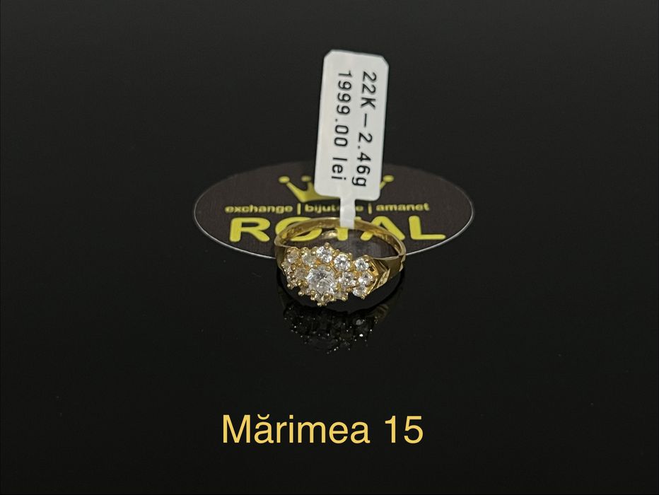 Bijuteria Royal CB : Inel dama aur 22k 2,46gr
