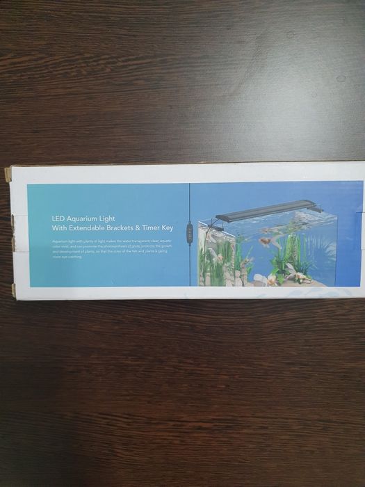 Led acvariu-Led aquarium Light with extendable brackets and timer key