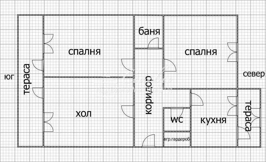 Тристаен апартамент - кв.Тракия север