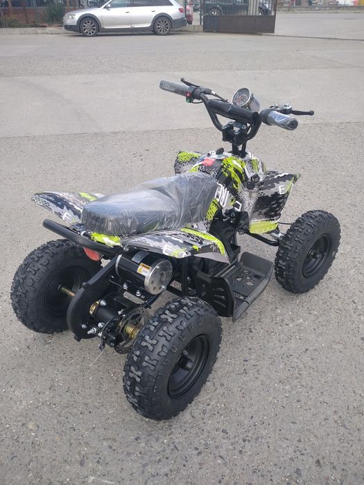 Детско Електрическо АТВ 800W с лед фарове , 25 км пробег и гаранция