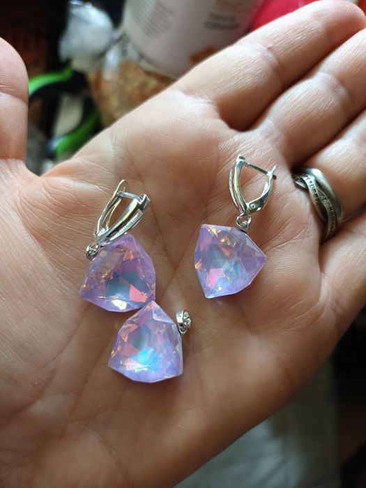 Set dama ocazie piatră lila