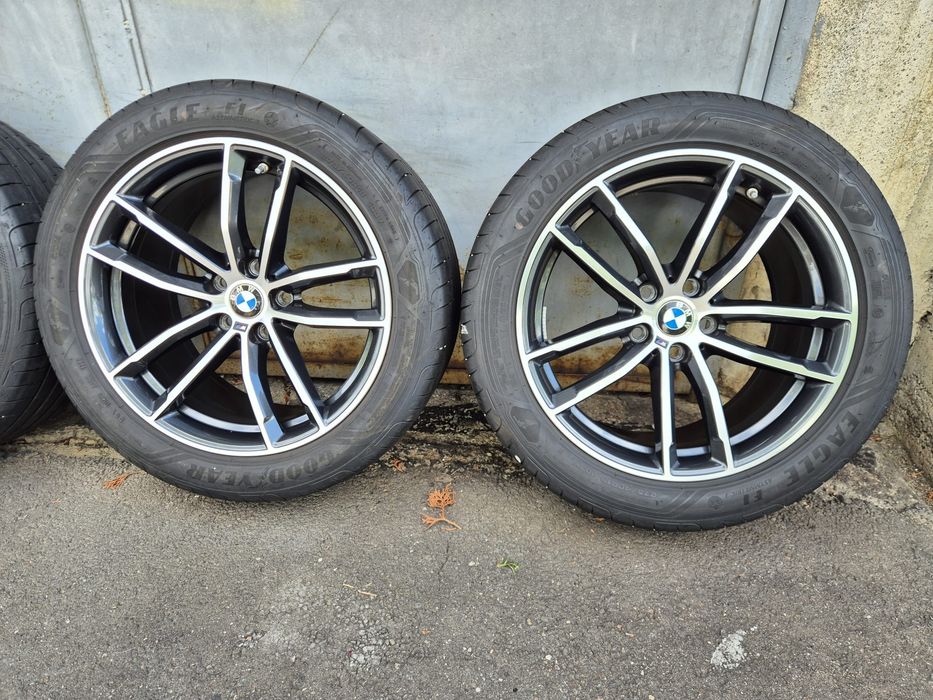 Roti jante originale BMW seria 5 G30, G31 LCI facelift M662, Mpaket, 18 toli Goodyear