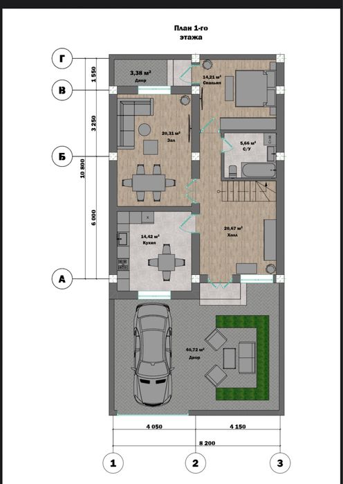 Hi-tech котеджы 62,000