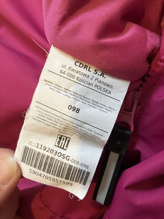 Pantalon-Salopeta windproof waterproof 98