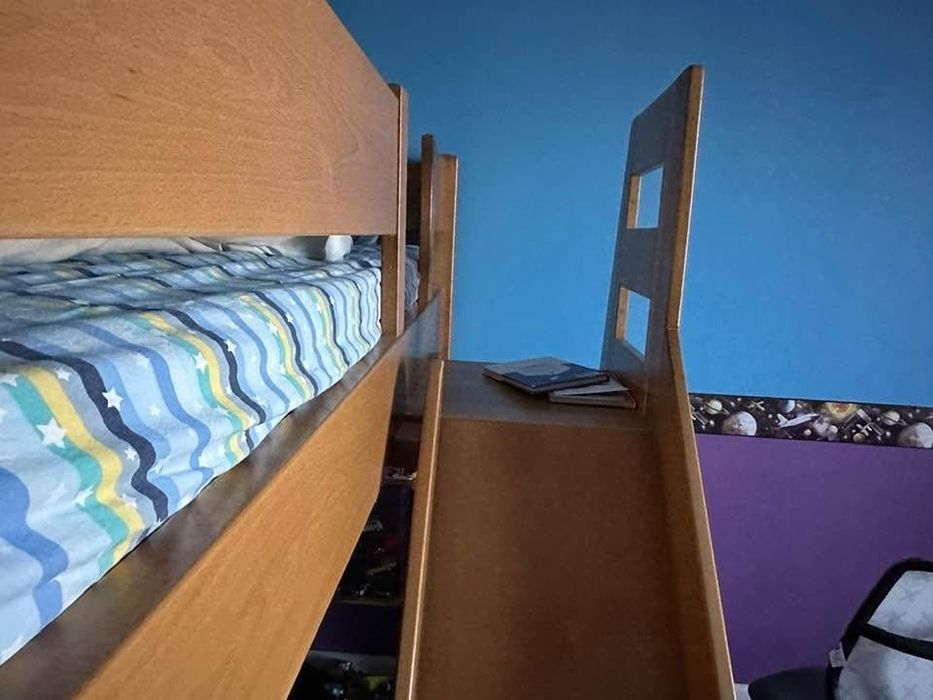 Vand pat lemn masiv de fag 140x200 facut la comanda