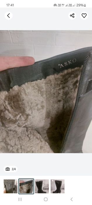 Продам натуральные зимние сапоги