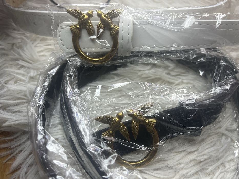 Колан Pinko черен и бял нови