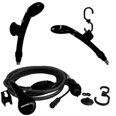 Преносим къмпинг душ 12 волта / Портативен туристически душ 12 волта