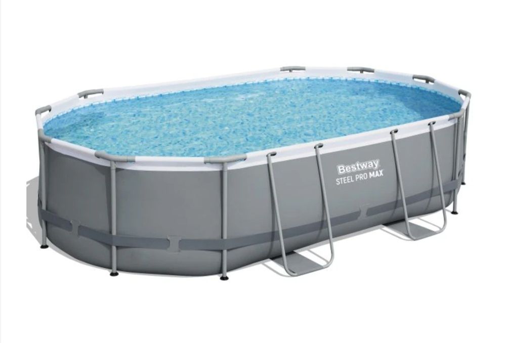 Piscina 5m schelet metalic,scara acces și prelata