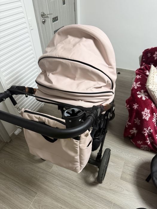 Krausman – Carucior 3 in 1 Storm Pink Shiny