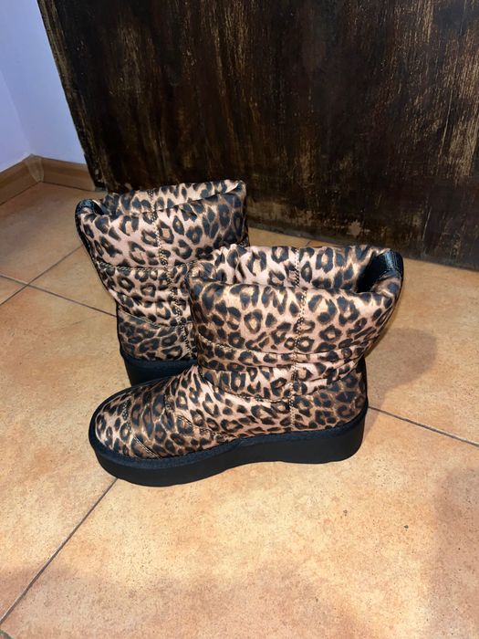 Дамски леопардови ботуши Zara