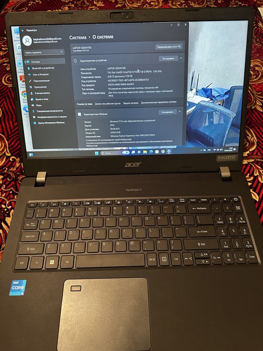 Windows travelmate p215-53