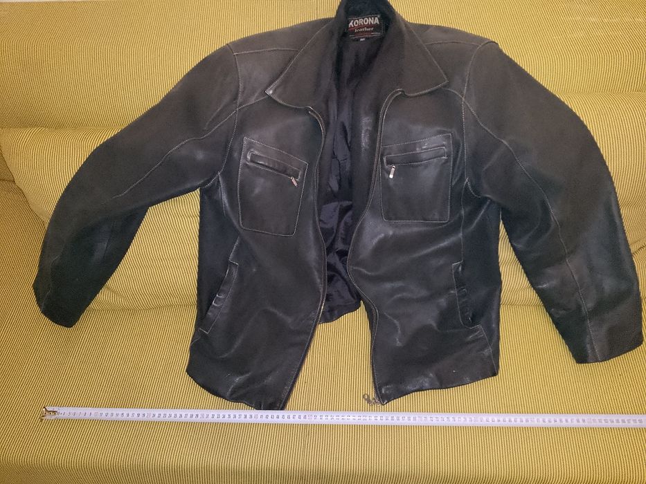 Кожено яке голям размер