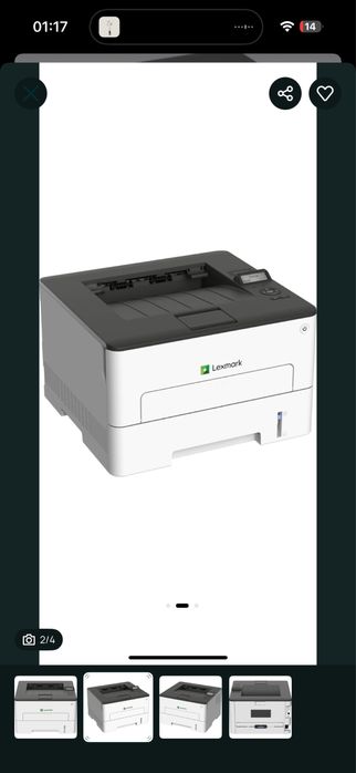 Imprimanta laser LEXMARK B2236dw, A4, USB, Retea, Wi-Fi