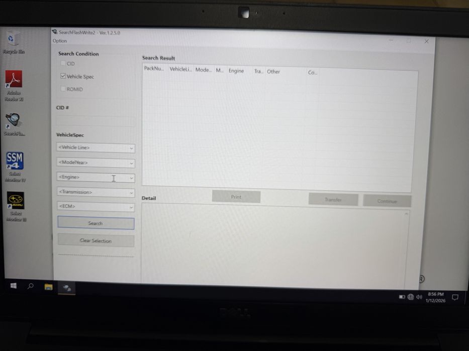 Tester/Diagnoza Subaru SSM3&SSM4 pana in 2022 instalate in Laptop