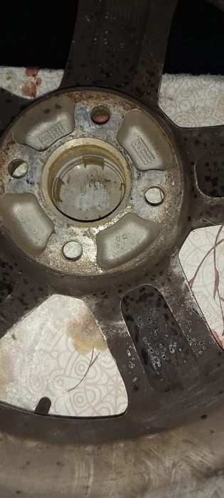 5 jante originale chevrolet aveo, prindere 4x100, R15