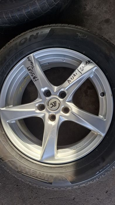 Jante aliaj Vw. Audi cu anvelope iarna Pirelli
