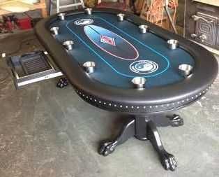 Mese de poker, cu race-track si lemn, diverse modele (CT)