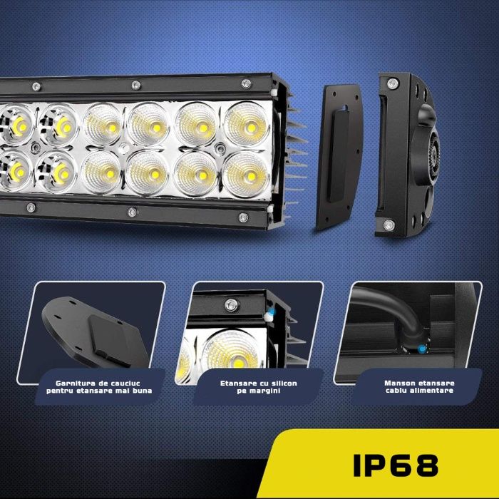 LED BAR auto de 120 W - Lungime 54 CM