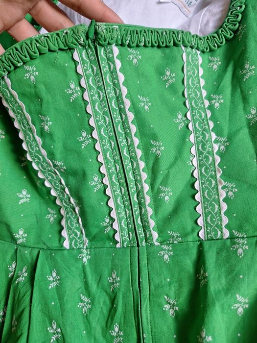 Rochie Dirndl verde Wenger Austrian Style – mărimea 32 Oktoberfest