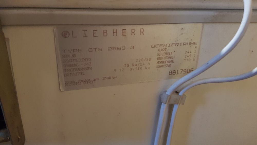 Фризер Liebherr оригинал 250литра