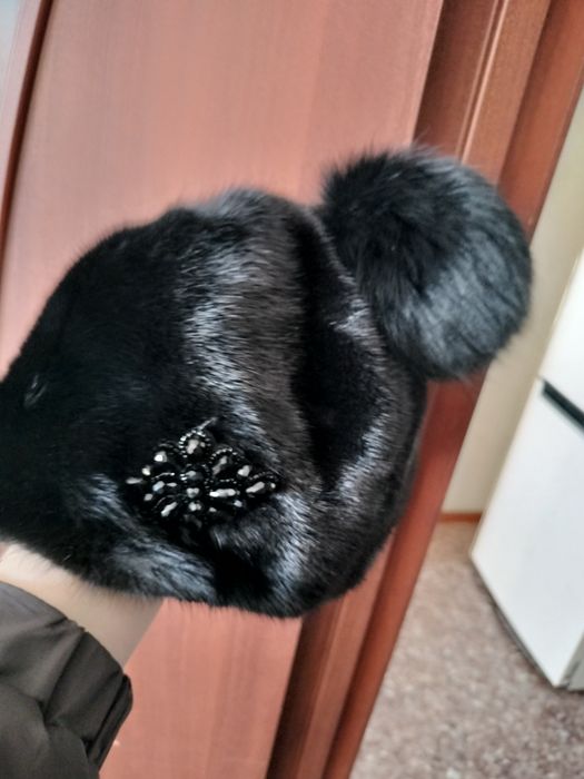 Норковая шапка женская