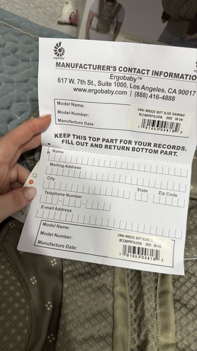 Ergobaby Omni Breeze