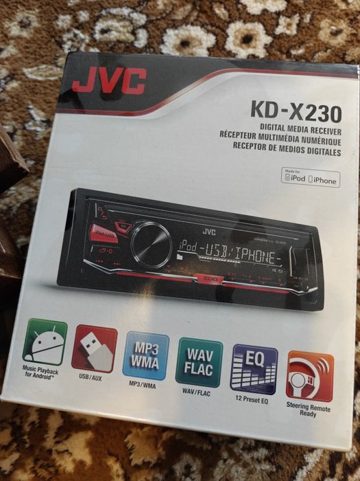 JVC KD-X230 радио